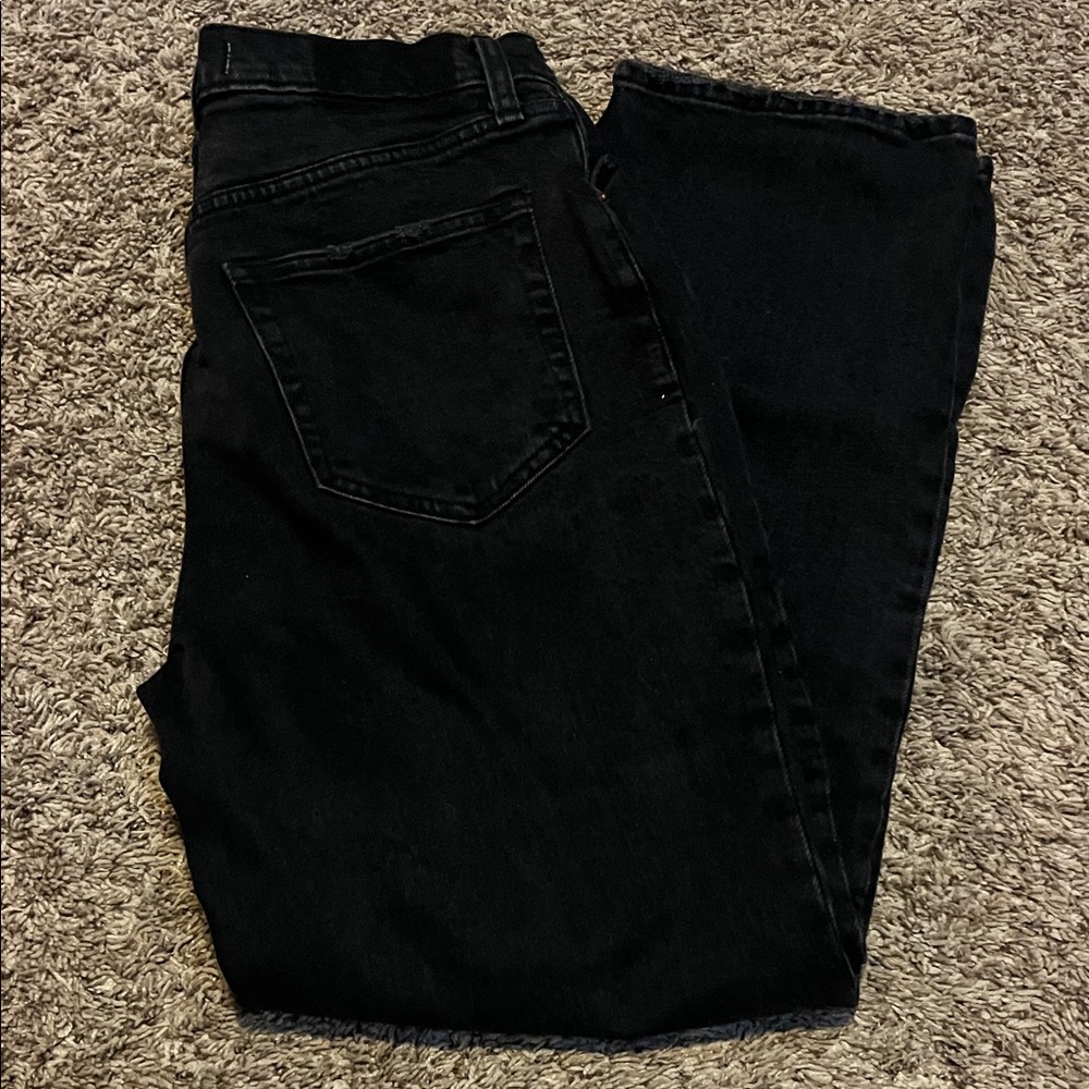 Abercrombie & Fitch Black 90s Straight Ultra High Rise Jeans